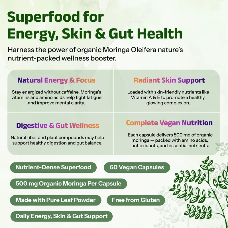 Moringa Capsules product highlights