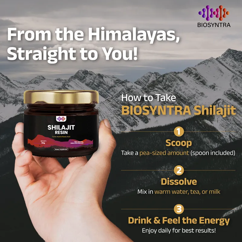 How to take Biosyntra Shilajit